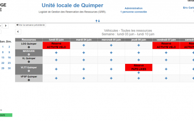 Réalisation d’un planning web partagé pour la Croix-Rouge à Quimper